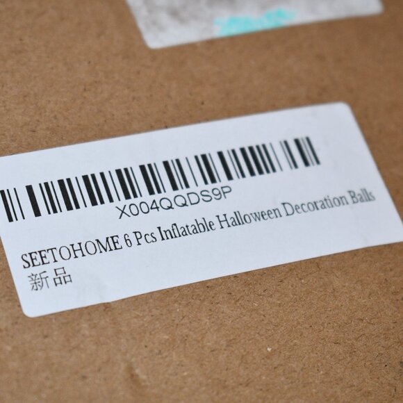 SEETOHOME Set of 2- 16 PCS 11.8” Hanging Halloween Decorations Ball Set, Inflata - Picture 4 of 4